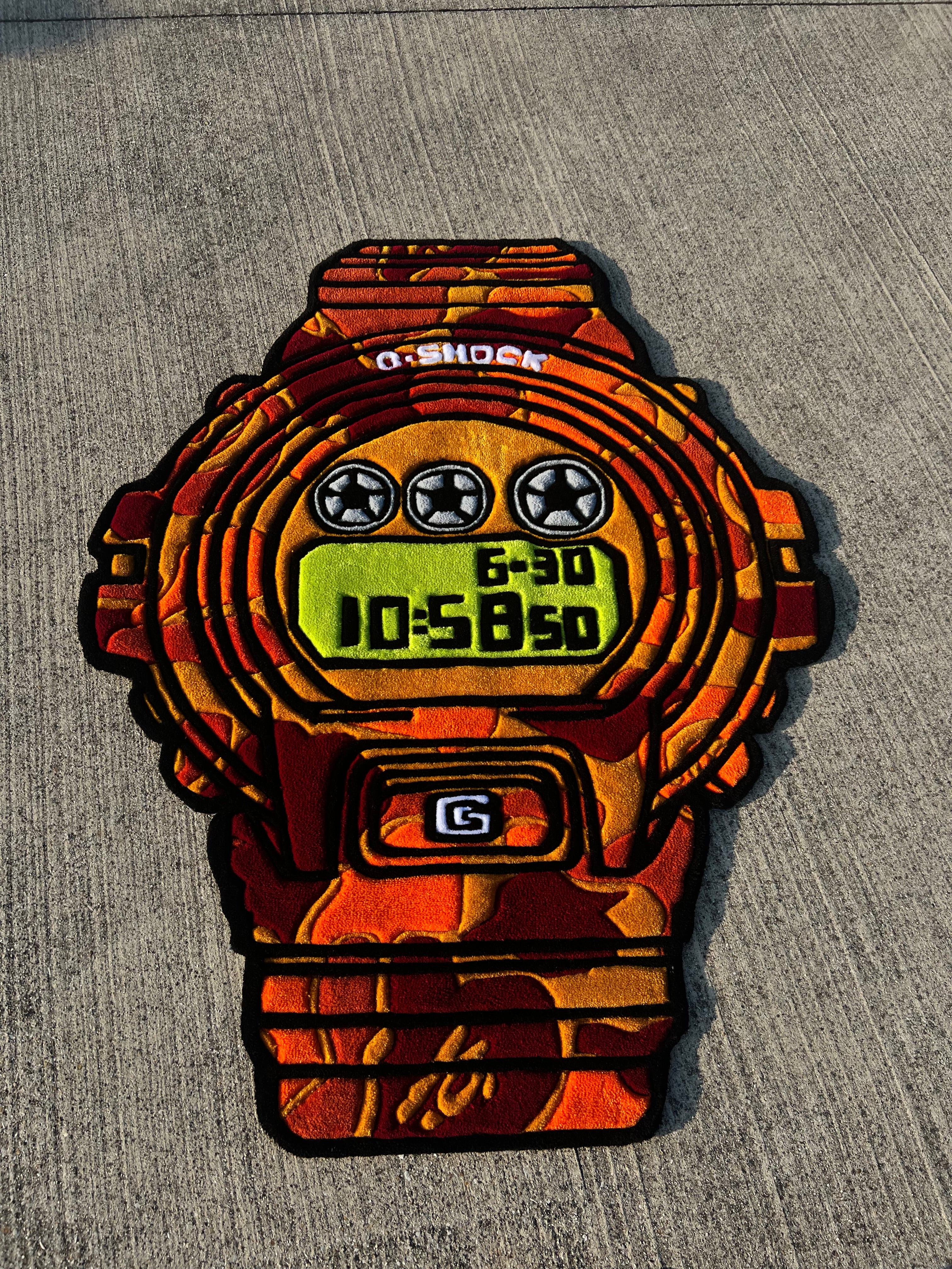 Bape G-Shock Rug